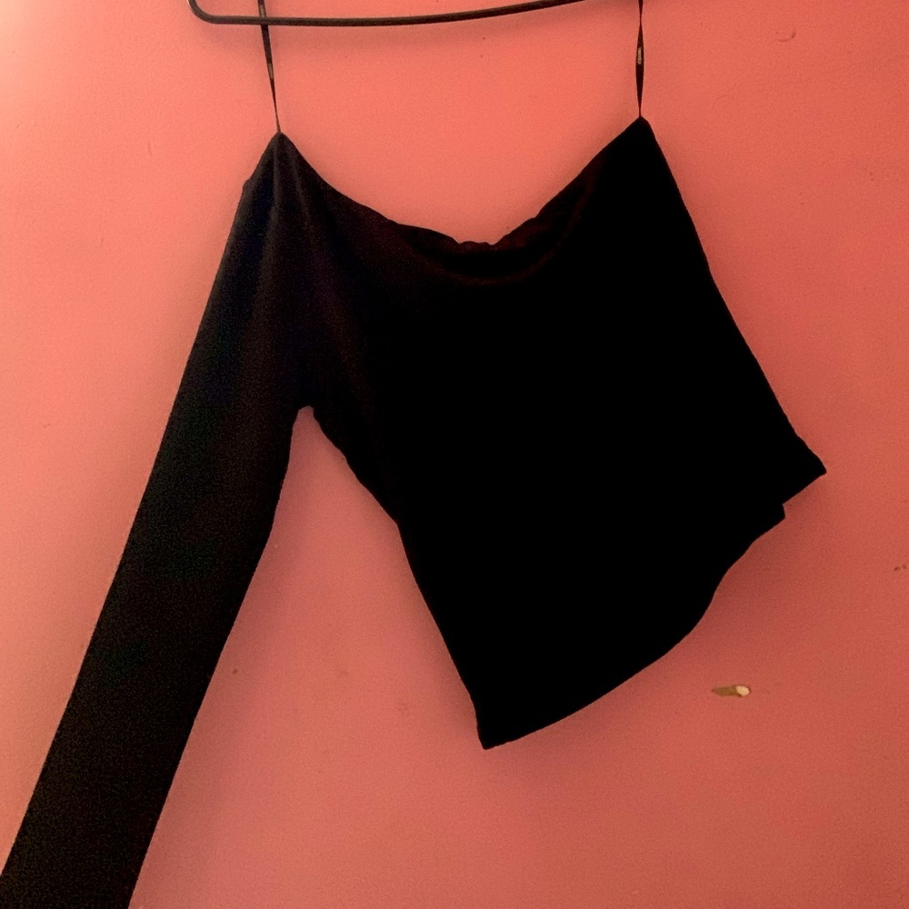 Forever 21 Off the Shoulder Long Sleeve Top
